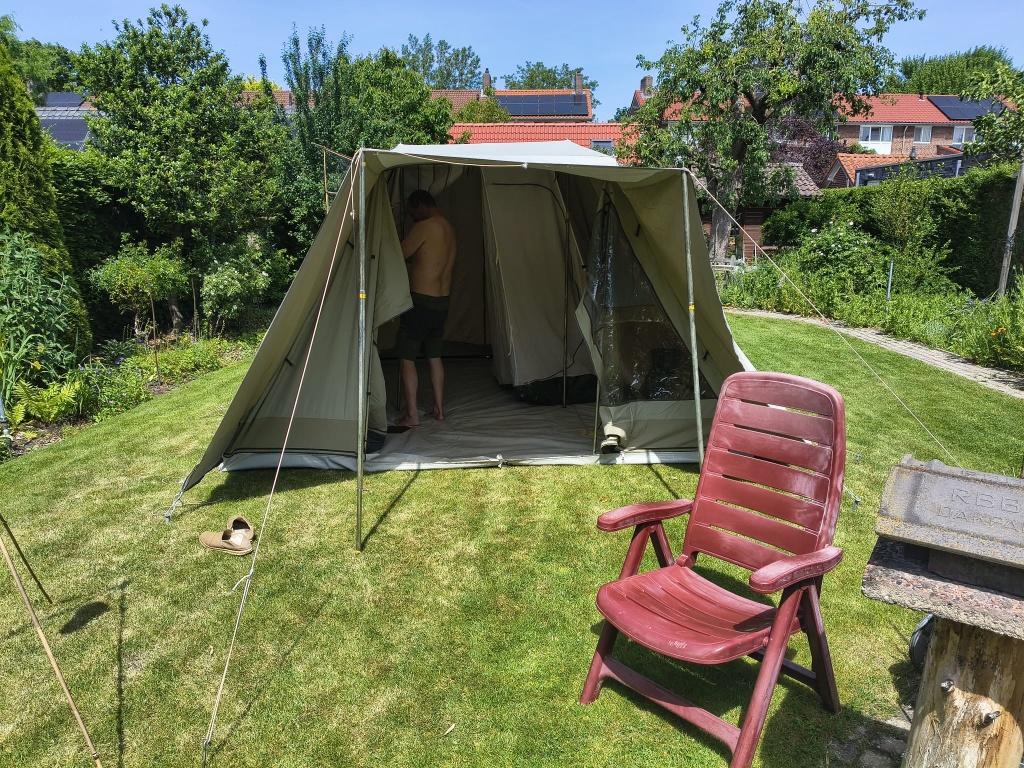 4 persoons bungalowtent, Ophalen, Gebruikt, Tot en met 4