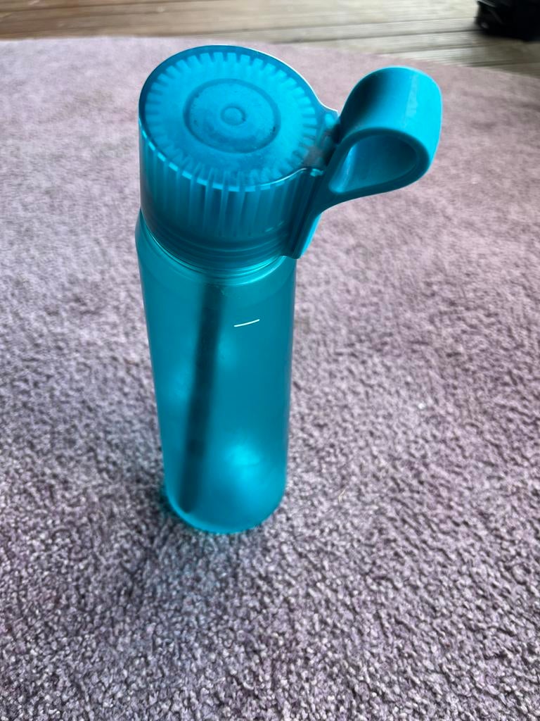 Air Up drinkfles - Blauw - Zo goed als nieuw, Sport en Fitness, Bidons, Ophalen of Verzenden, Zo goed als nieuw
