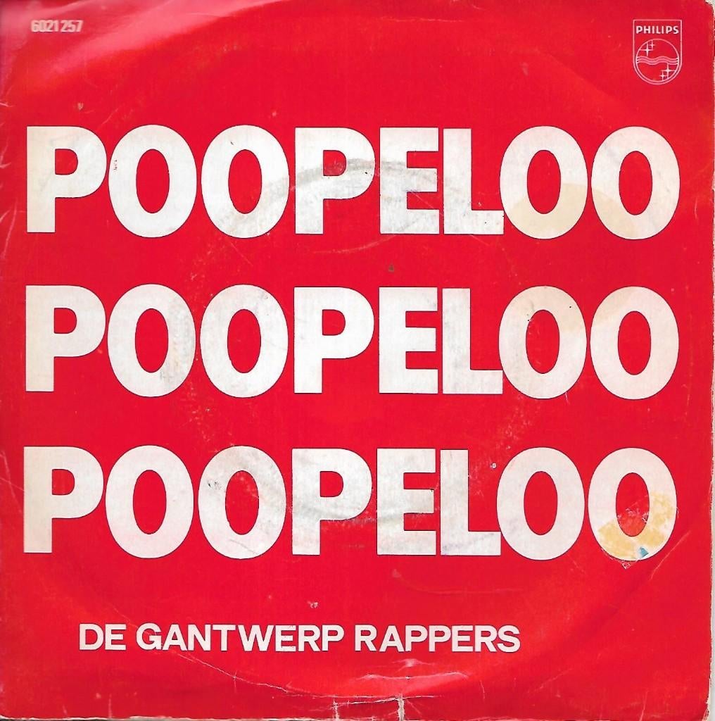 De Gantwerp Rappers - Poopeloo, Cd's en Dvd's, Gebruikt, 7 inch, Single, Ophalen of Verzenden