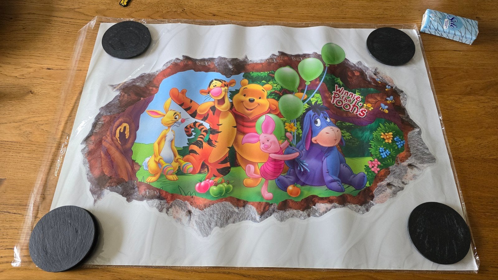 Winnie the Pooh muursticker Vinyl, Ophalen of Verzenden, Nieuw