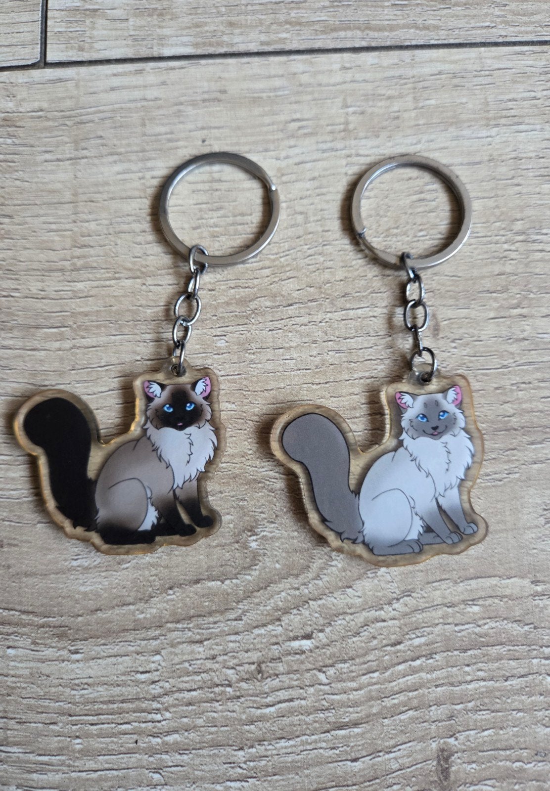 Sleutelhangers van Ragdoll katten, Ophalen, Zo goed als nieuw, Dier of Natuur