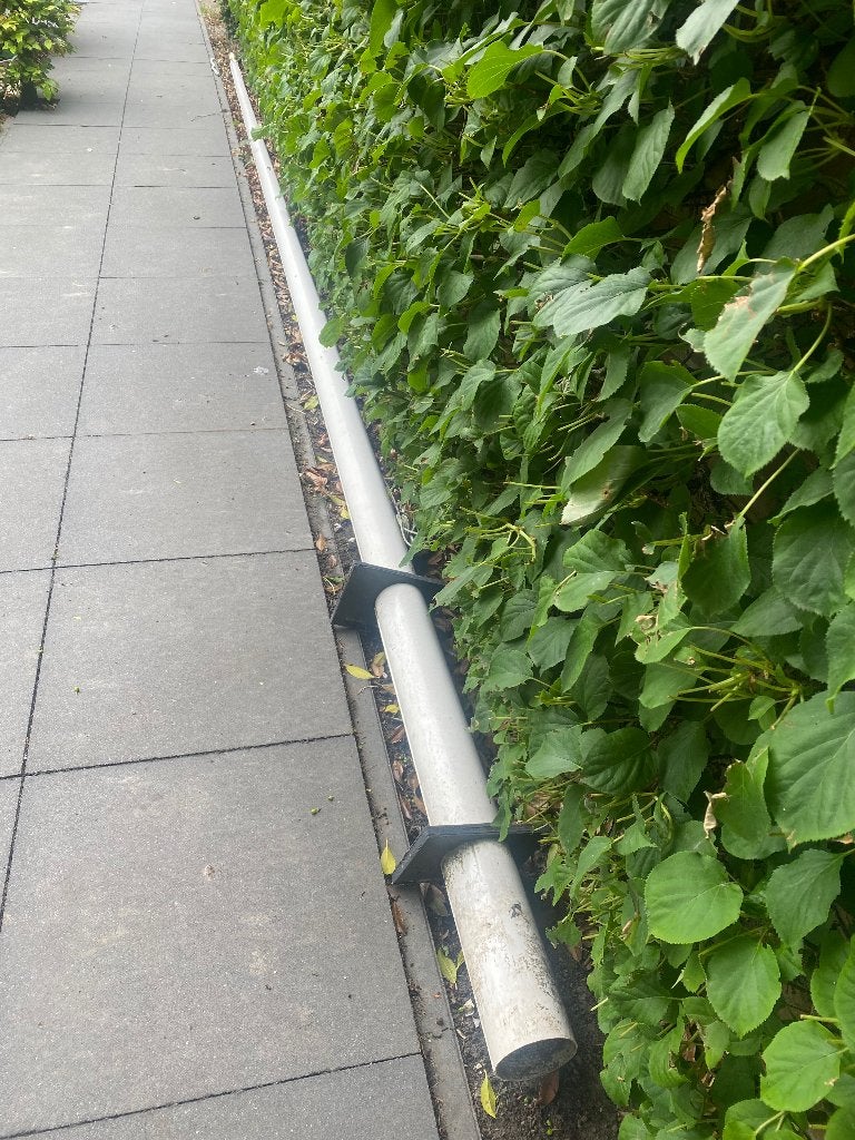 Vlaggenmast 8 meter, Ophalen, Zo goed als nieuw