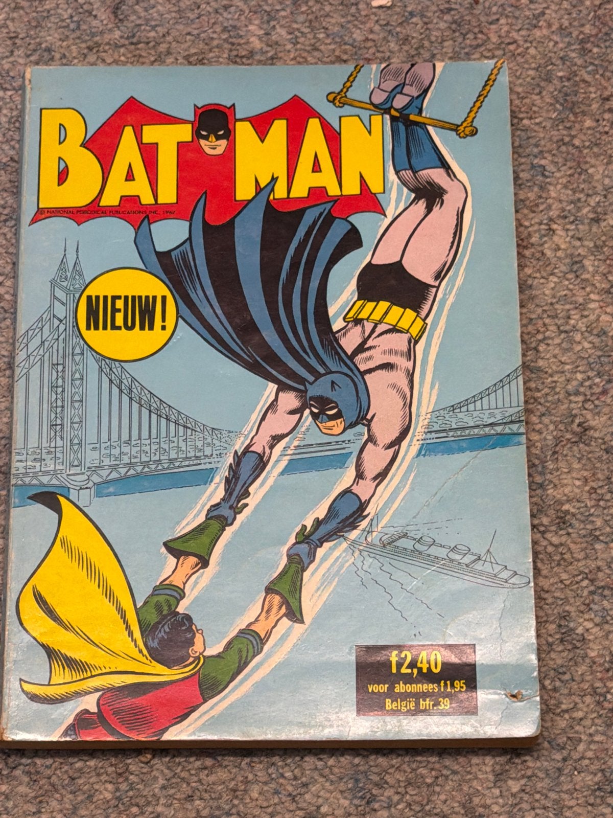 Batman en Robin: De Wonderjongen - Stripboek (1967), Eén stripboek, Ophalen of Verzenden, Gelezen