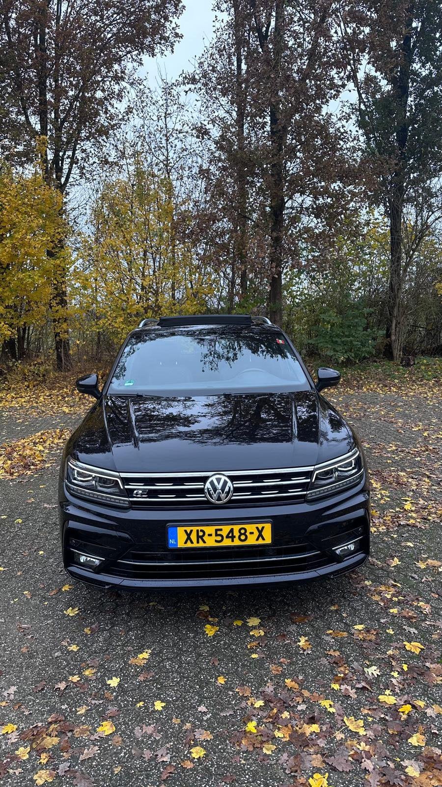 Volkswagen Tiguan 1.5 TSI R-line 150pk 2019 Zwart, Stof, Zwart, 4 cilinders, Origineel Nederlands