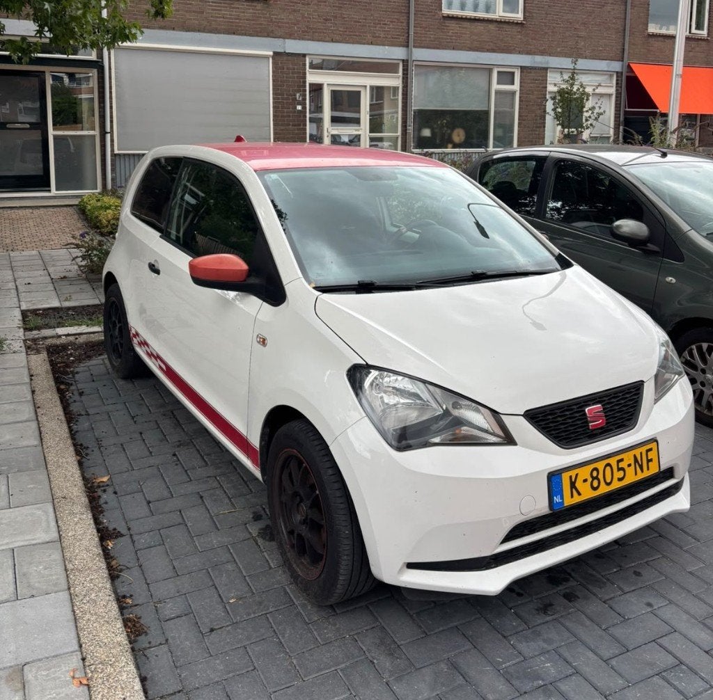 Seat Mii 1.0, 85pk, 2014, Airco, Auto's, Seat, Voorwielaandrijving, Euro 5, Stof, Zwart
