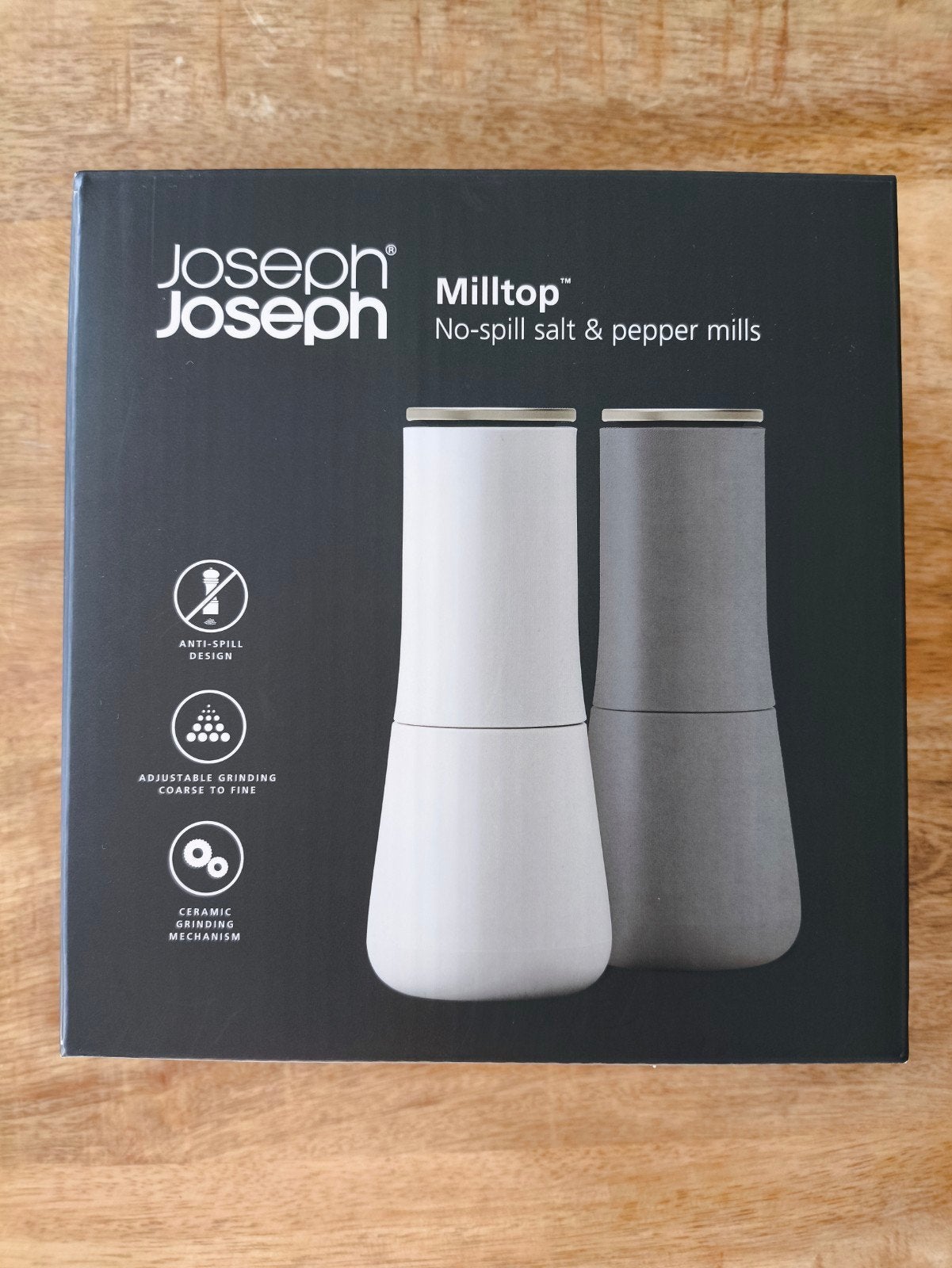 Joseph Joseph Milltop zout- en pepermolen, Overige typen, Nieuw, Ophalen of Verzenden, Meerkleurig