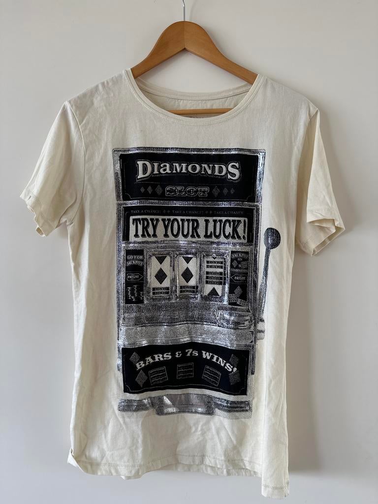 Nieuw Esprit T-shirt Las Vegas Slotmachine Maat M, Ophalen of Verzenden, Nieuw, Maat 52/54 (L), Wit