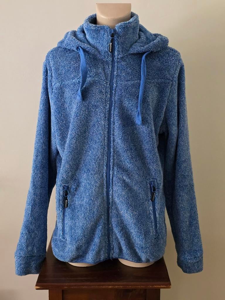 Nielsson Dames Fleecevest met capuchon - Maat M, Kleding | Dames, Truien en Vesten, Maat 38/40 (M), Blauw, Ophalen of Verzenden
