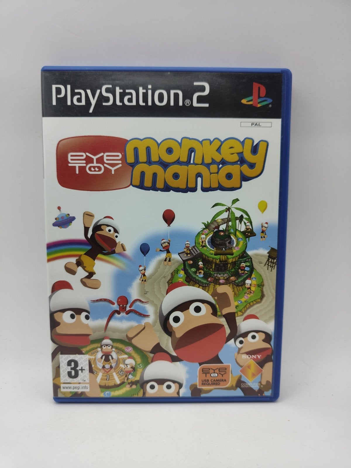 EyeToy: Monkey Mania - PlayStation 2 (PS2), 2 spelers, Eén computer, Ophalen of Verzenden, Zo goed als nieuw