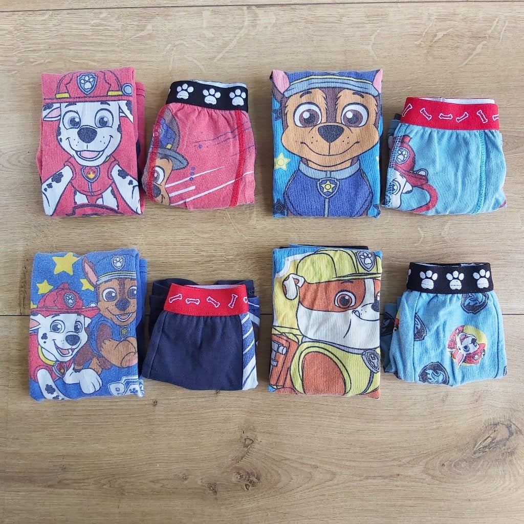 Paw Patrol ondergoed maat 122/128, 4 sets hemd en onderbroek, Nacht- of Onderkleding, Gebruikt, Ophalen of Verzenden, Paw Patrol