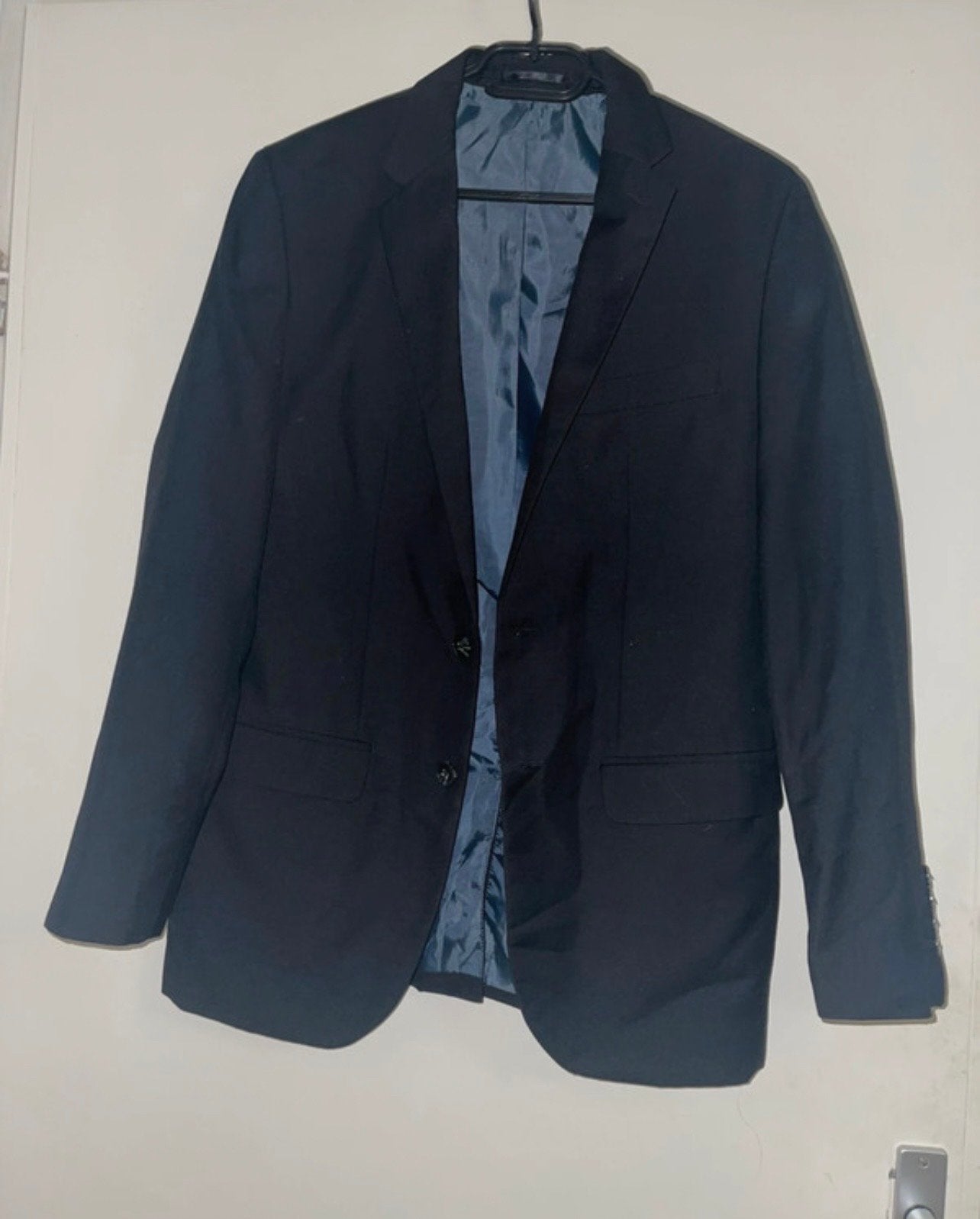 Angelo Litrico Heren Colbert Zwart Maat 42, Kleding | Heren, Kostuums en Colberts, Zo goed als nieuw, Overige maten, Blauw, Verzenden