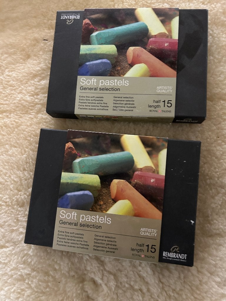 nieuw 2x 15 Rembrandt Softpastels Starter Set, Hobby en Vrije tijd, Tekenen, Ophalen of Verzenden, Nieuw, Overige typen