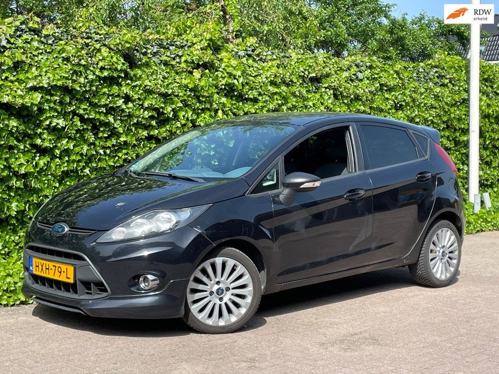 Ford FIESTA 1.25 Trend AIRCO, 16''LM, 5-deurs! 101 DKM, Zwar, Auto's, Voorwielaandrijving, Euro 5, Stof, 1242 cc