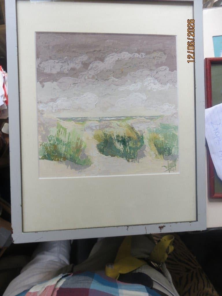Hoek van Holland, GOUACHE met acryl, van Jan M., Hobby en Vrije tijd, Schilderen, Ophalen of Verzenden, Gebruikt, Acrylverf