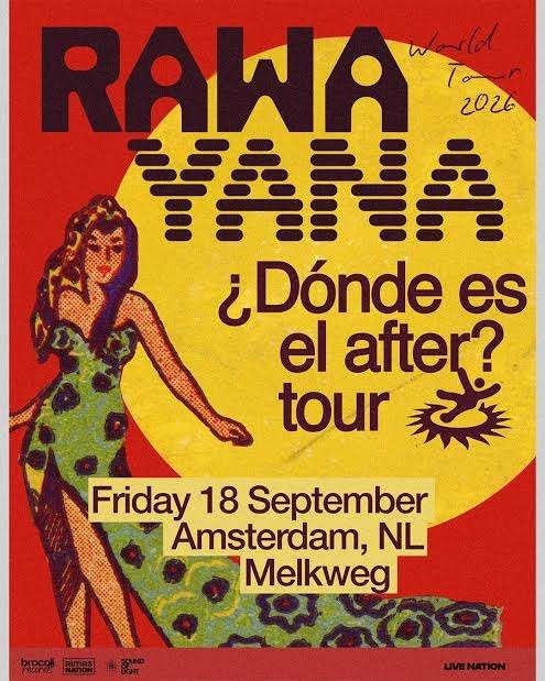 Rawayana tickets melkweg gezocht 2x, Tickets en Kaartjes, Concerten | Pop, Twee personen, September