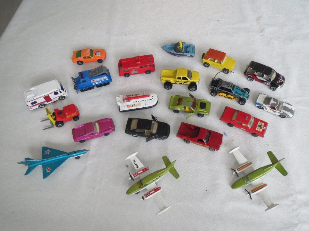 Oude vintage matchbox autootjes, Ophalen of Verzenden, Gebruikt