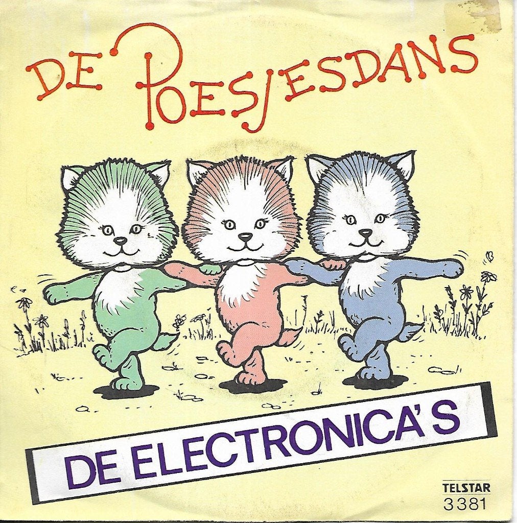 De Electronica`s - De poesjesdans (Telstar), Cd's en Dvd's, Ophalen of Verzenden, Gebruikt, 7 inch, Nederlandstalig