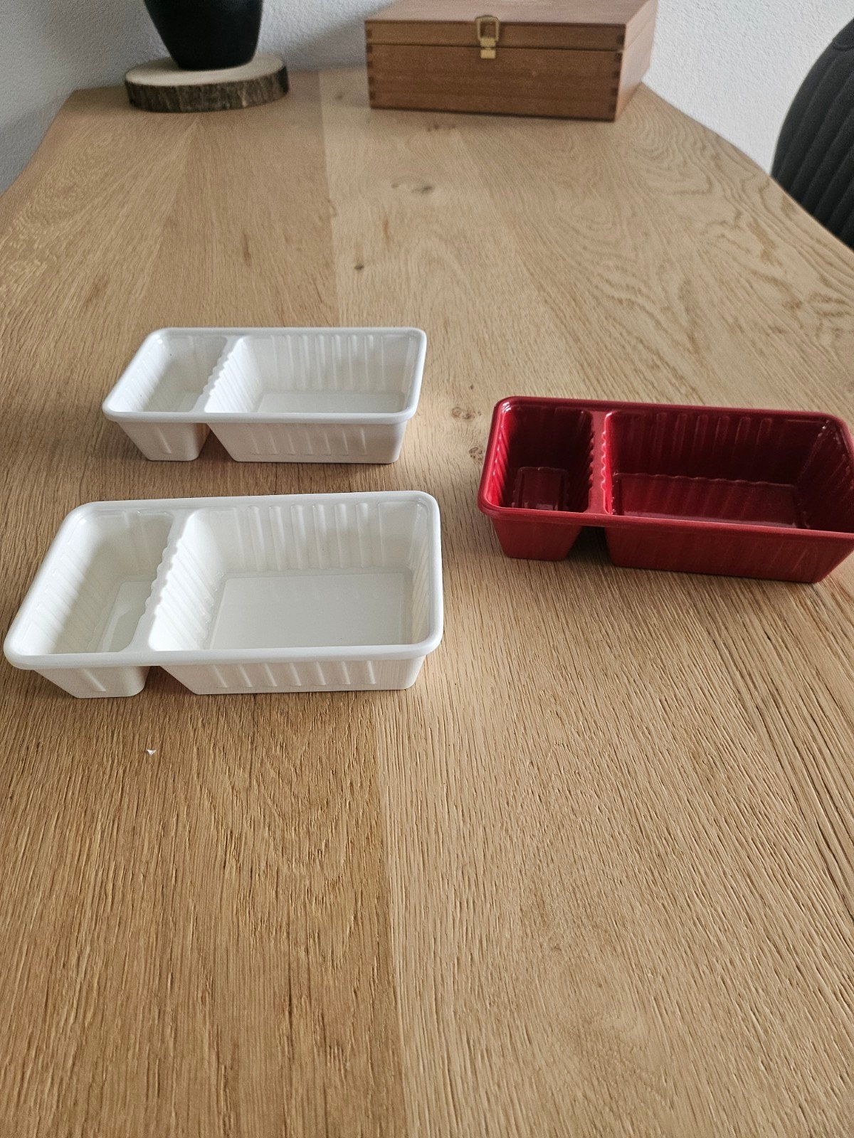 Harde plastic patatbakjes, Ophalen, Nieuw