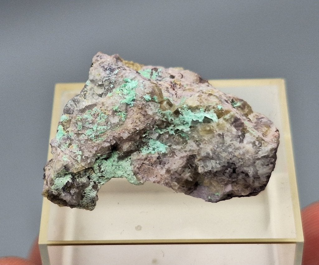 Mixiet - Moldau, Tsjechië, Ophalen of Verzenden, Mineraal