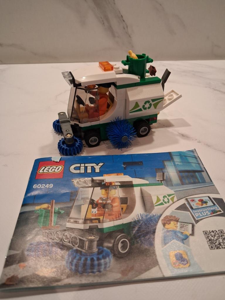 LEGO City Veegwagen 60249 met instructies, Compleet, Lego, Ophalen of Verzenden, Complete set