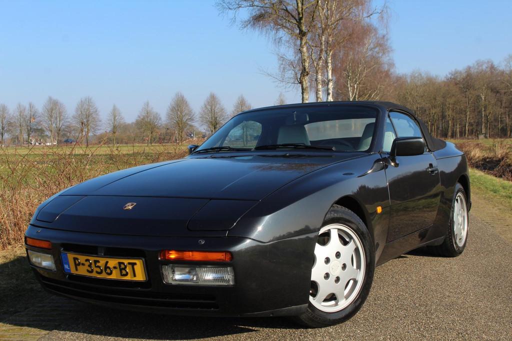 Porsche 944 3.0 S2 Cabrio 94000KM! Collectors Item!, Auto's, Oldtimers, Voorwielaandrijving, Stof, Open dak, Beige
