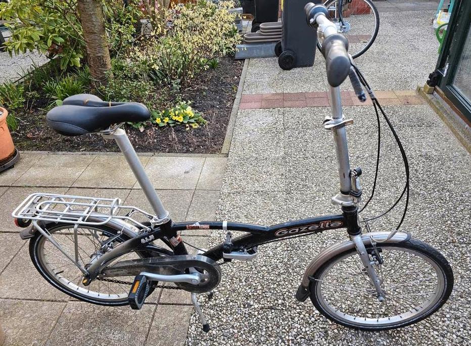 Vouwfiets Gazelle Pure 3 versn. Met bok-standaard., Fietsen en Brommers, Fietsen | Vouwfietsen, Ophalen, 20 inch of meer, Gebruikt