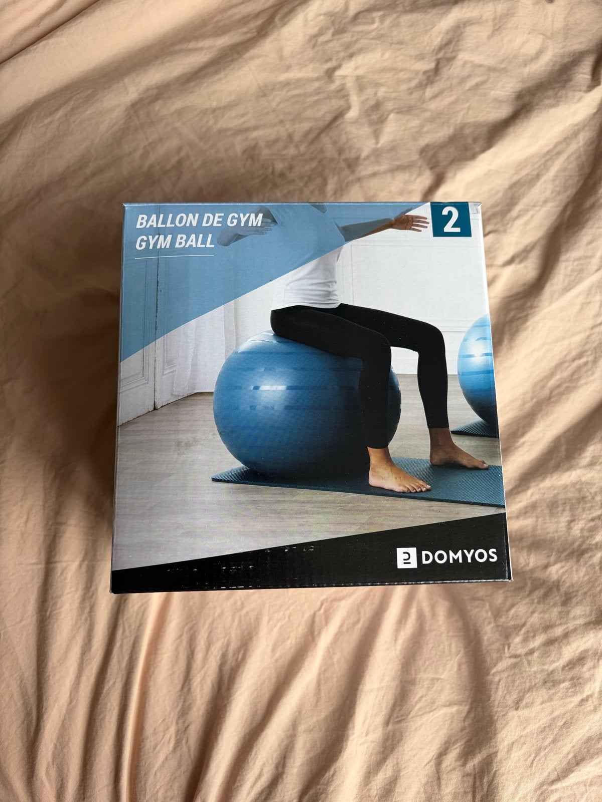 Domyos Gymbal / Fitnessbal - Nieuw in doos, Sport en Fitness, Fitnessmaterialen, Ophalen, Nieuw, Buik, Fitnessbal