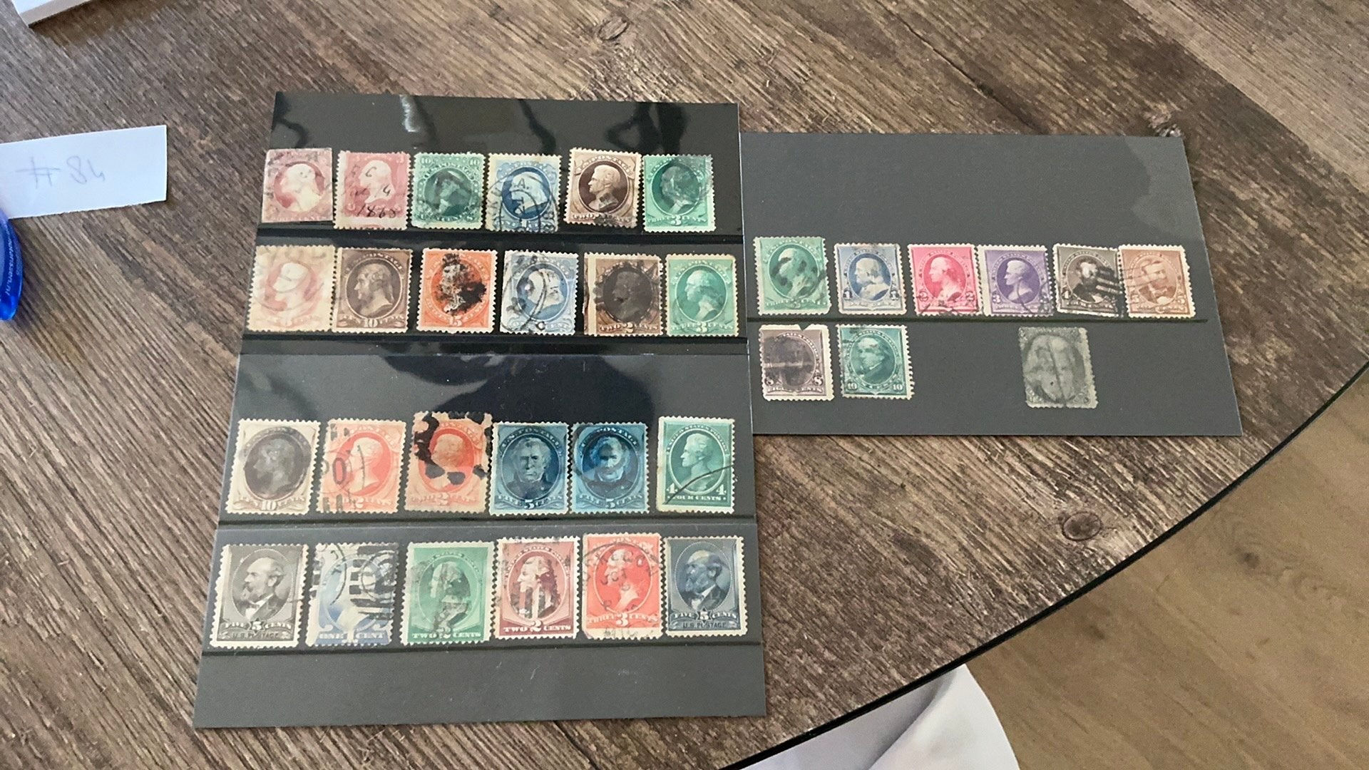 #84 Setje ouder USA met betere Andrew Jackson 1867, Ophalen of Verzenden, Noord-Amerika