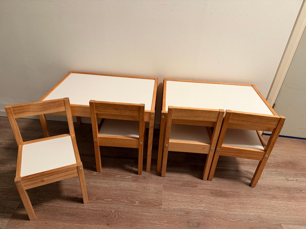 IKEA LÄTT tafeltjes en stoeltjes set voor kinderen, Kinderen en Baby's, Kinderkamer | Tafels en Stoelen, Ophalen, Zo goed als nieuw