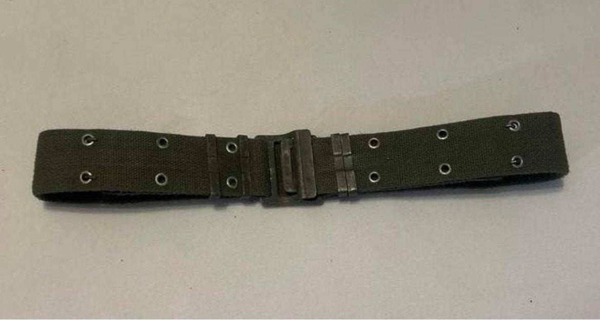 Franse leger riem - goede staat, Verzamelen, Ophalen of Verzenden, Landmacht, Overige gebieden, Kleding of Schoenen