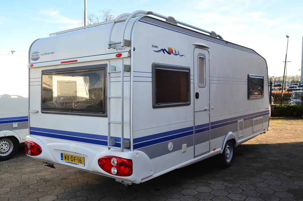 Hobby 540 UL Excellent-Easy - Voortent/Unico verona - 2 Leng, Caravans en Kamperen, Caravans, Vast bed, Bedrijf, 5 tot 6 meter