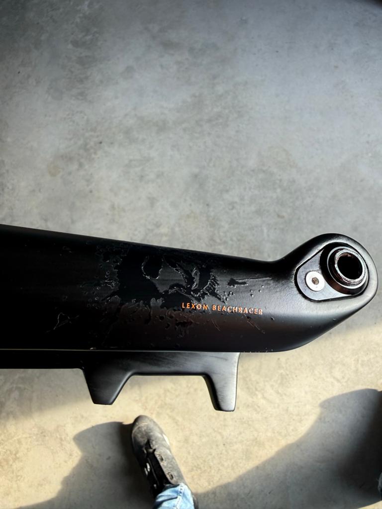 Lexon Beachracer Carbon Voorvork - 15.2 cm Stuurpenlengte, Fietsen en Brommers, Gebruikt, Ophalen of Verzenden, Voorvork, Racefiets