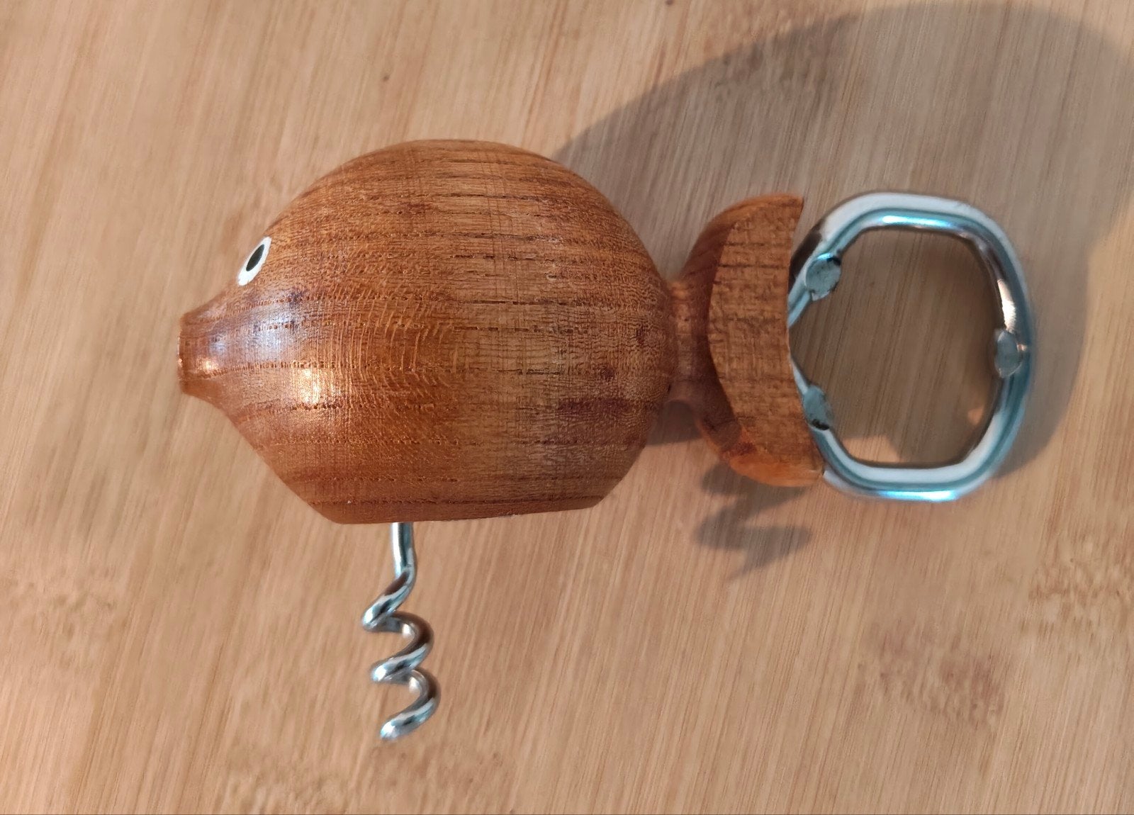Vintage Danish design flesopener. Hans Jensen., Ophalen of Verzenden