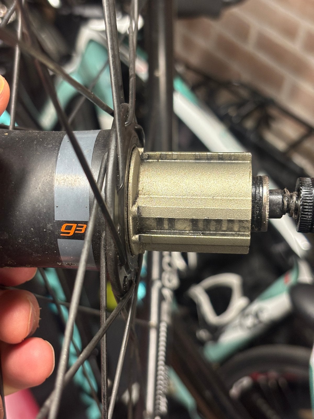 Powertap G3 Wielset DTSwiss R460 velg Campa en Shimano body, Gebruikt, Aluminium, Racefiets, Ophalen