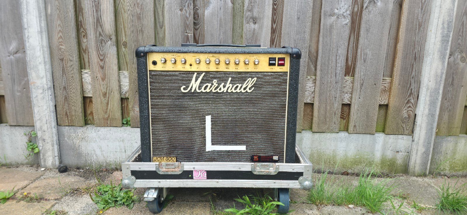 Marshall JCM 800 50 Watt Lead Combo gitaarversterker, Ophalen, Gebruikt, 50 tot 100 watt