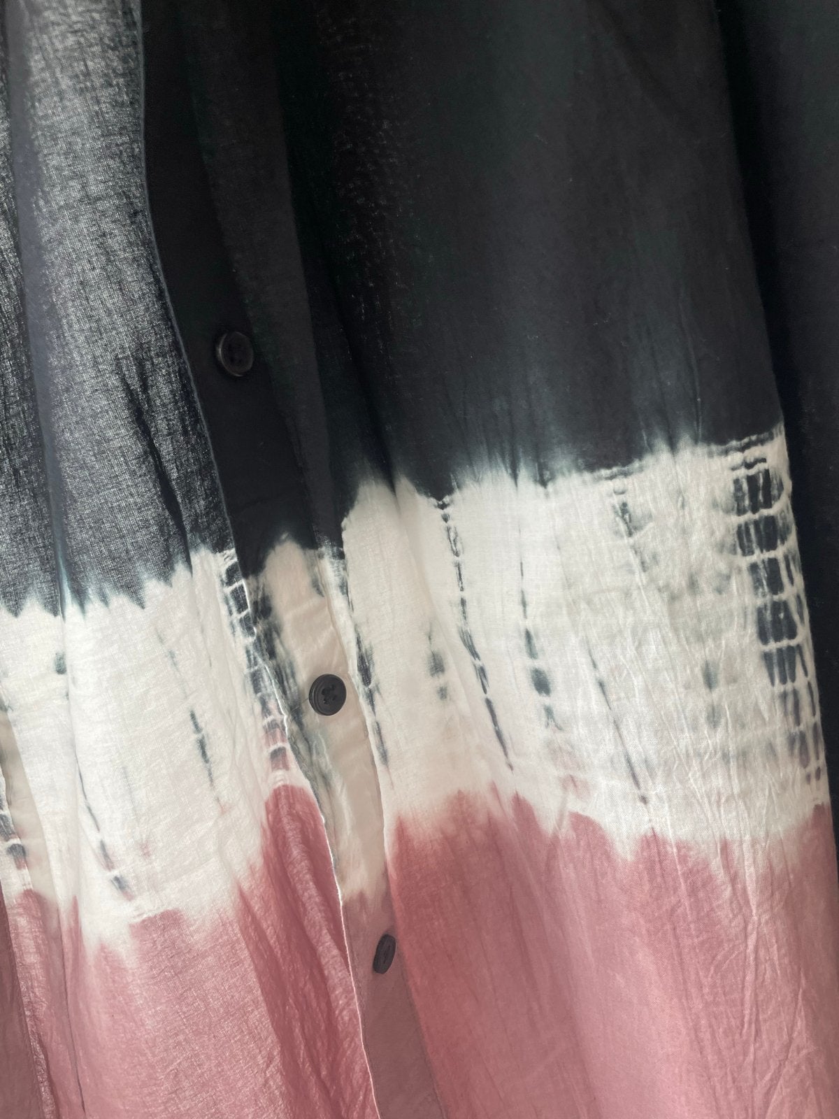 Natura 100% Katoenen Tie-Dye Blouse - Nieuw met labels, Ophalen of Verzenden, Nieuw, Maat 34 (XS) of kleiner, Zwart