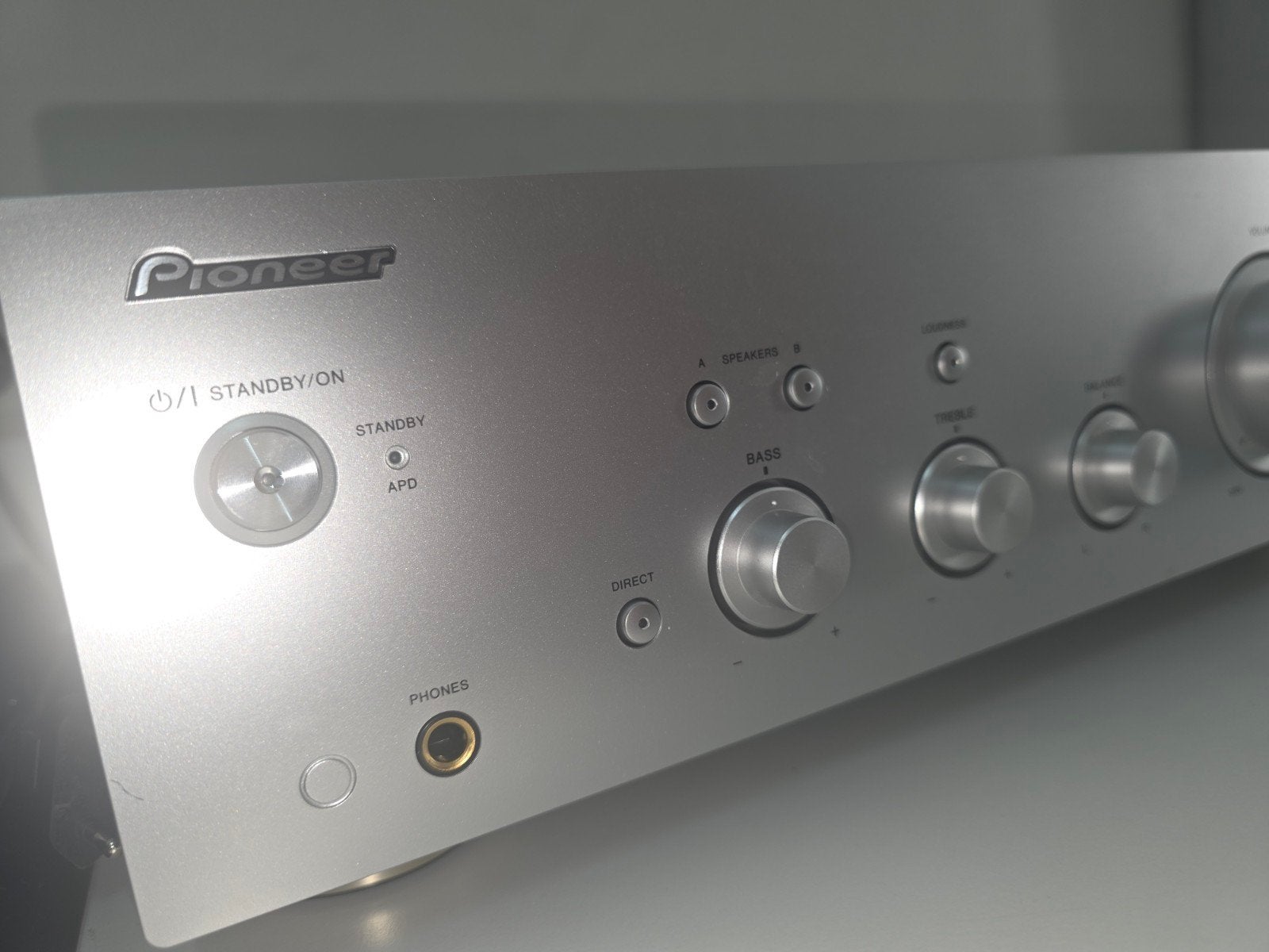 Pioneer A-10 Geïntegreerde Versterker - Zilver, Ophalen of Verzenden, Zo goed als nieuw, 60 tot 120 watt, Pioneer