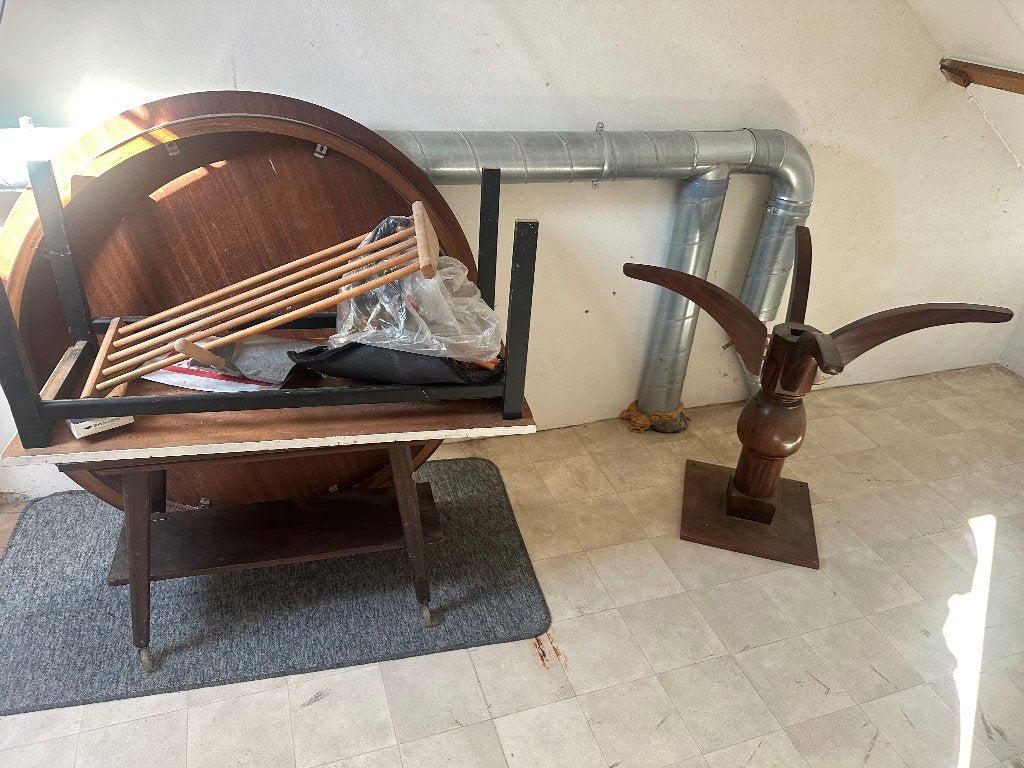 Ronde eettafel biedermeier ø 120 cm - mahonie kersenhout, Ophalen