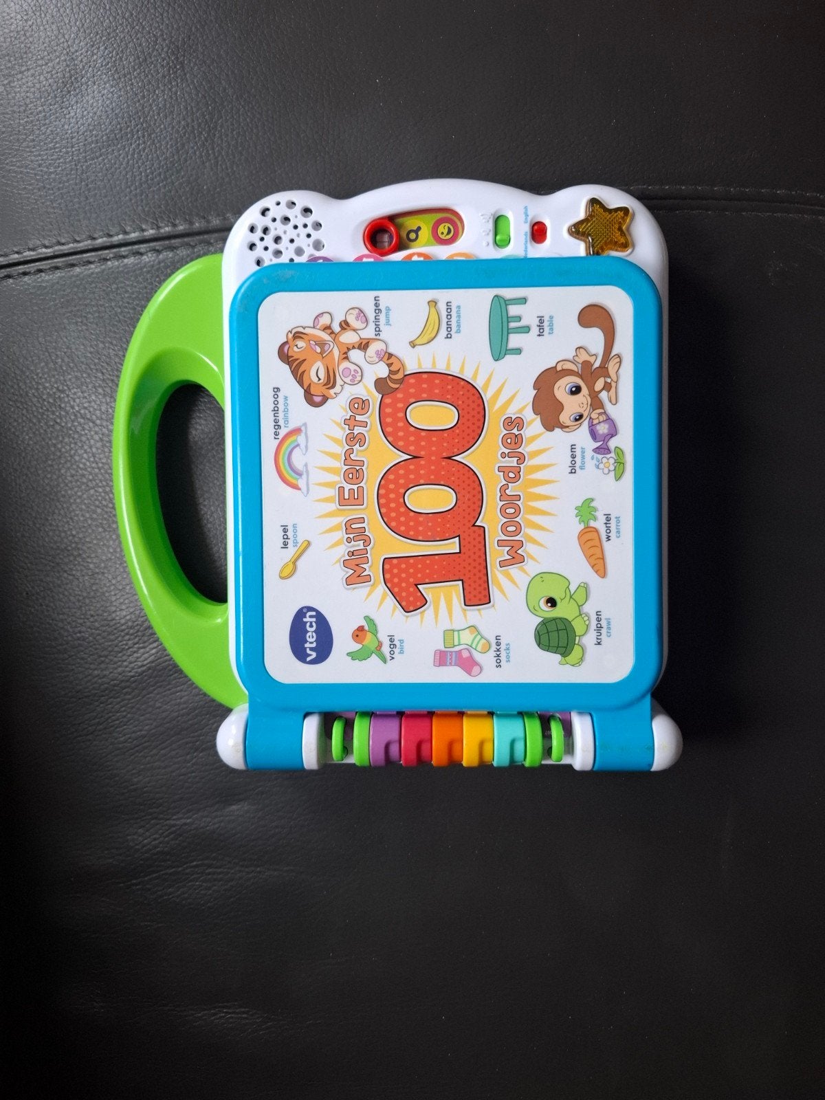 VTech Mijn Eerste 100 Woordjes - Interactief Leerboek, Ophalen of Verzenden, Zo goed als nieuw, 6 maanden tot 2 jaar