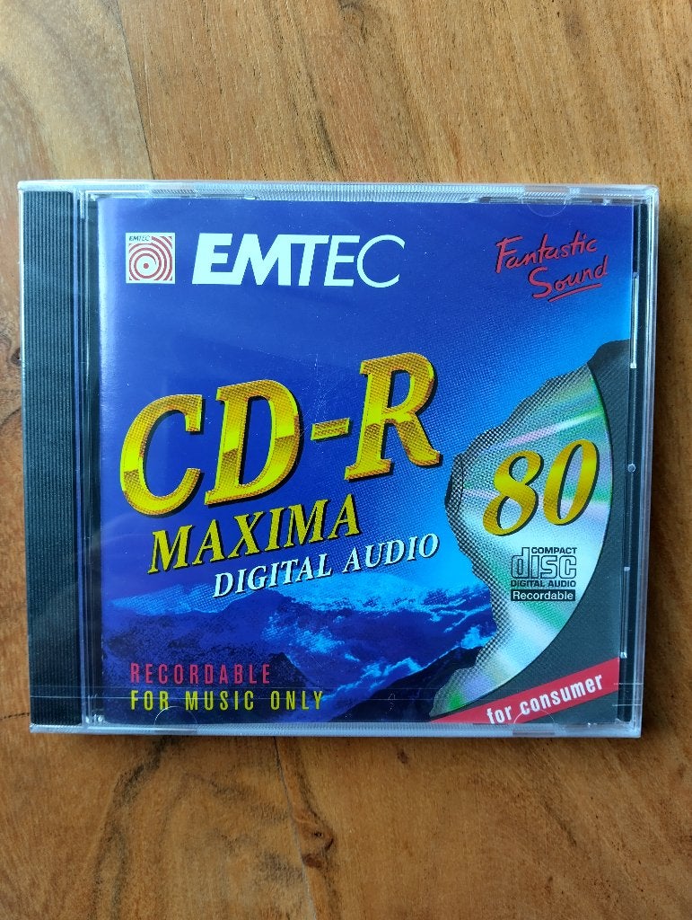 EMTEC CD-R 80MIN. * Geschikt Voor Audio CD Recorders * NOS *, Ophalen of Verzenden, Nieuw, Cd, Diverse (Philips, Sony, Fujifilm, Traxdata, Memorex, ARO, EMTEC)