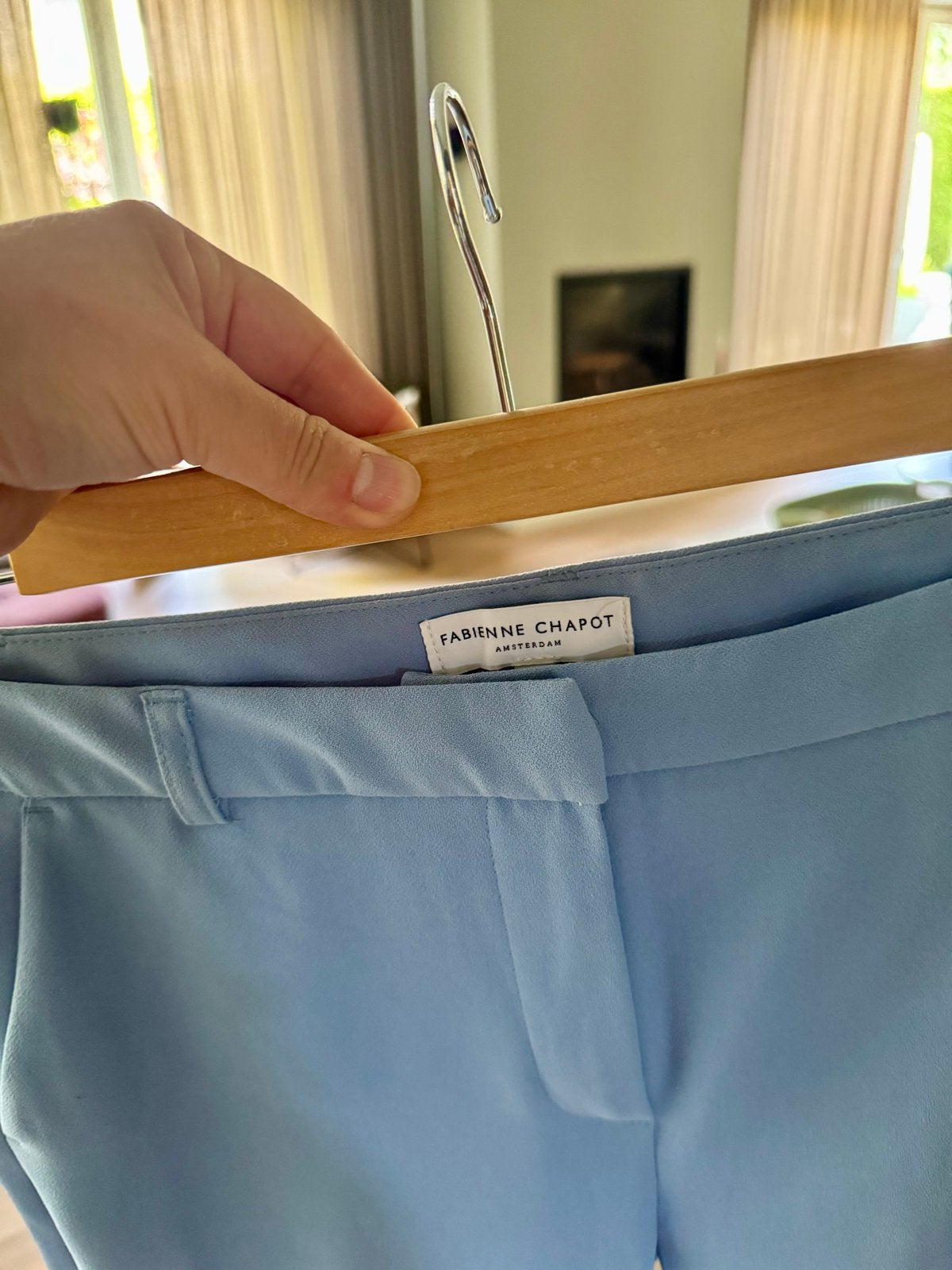 Fabienne Chapot Pantalon - Lichtblauw, Blauw, Ophalen of Verzenden, Zo goed als nieuw, Maat 36 (S)