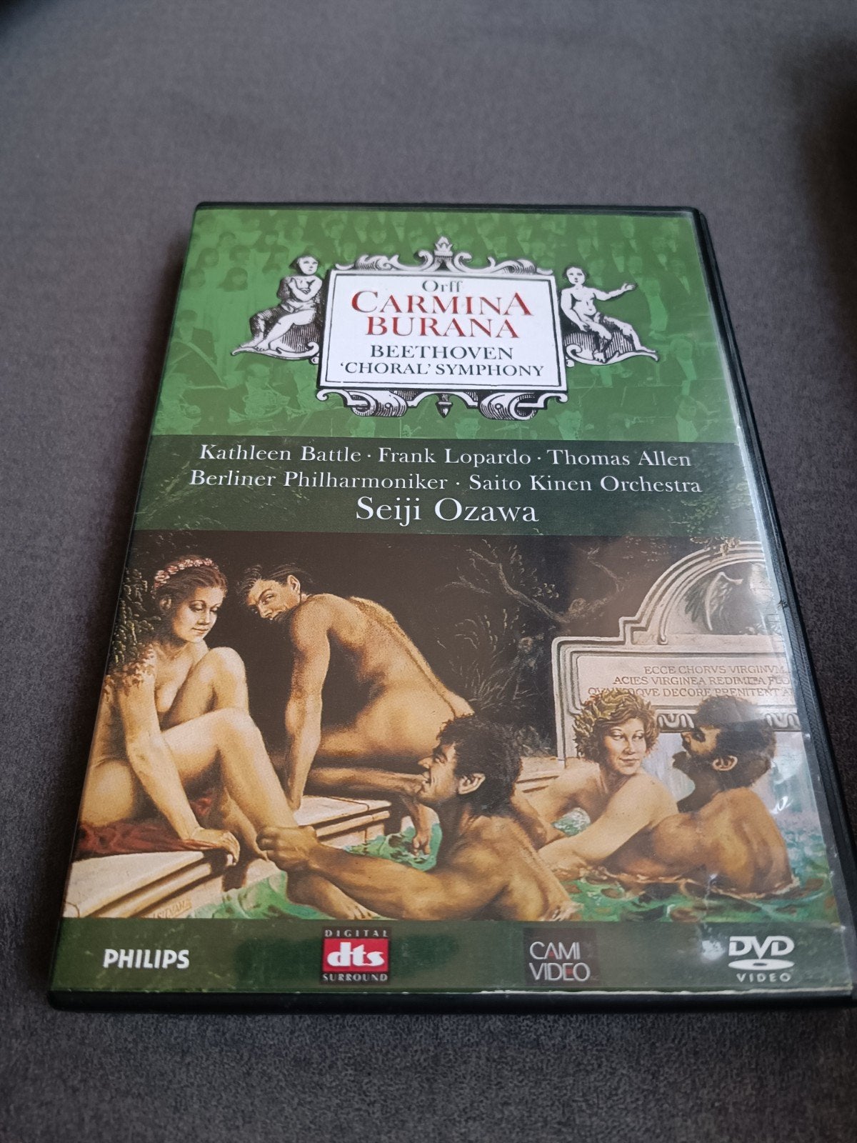 Carmina burana Beethoven - dvd, Alle leeftijden, Ophalen of Verzenden, Zo goed als nieuw, Overige gebieden