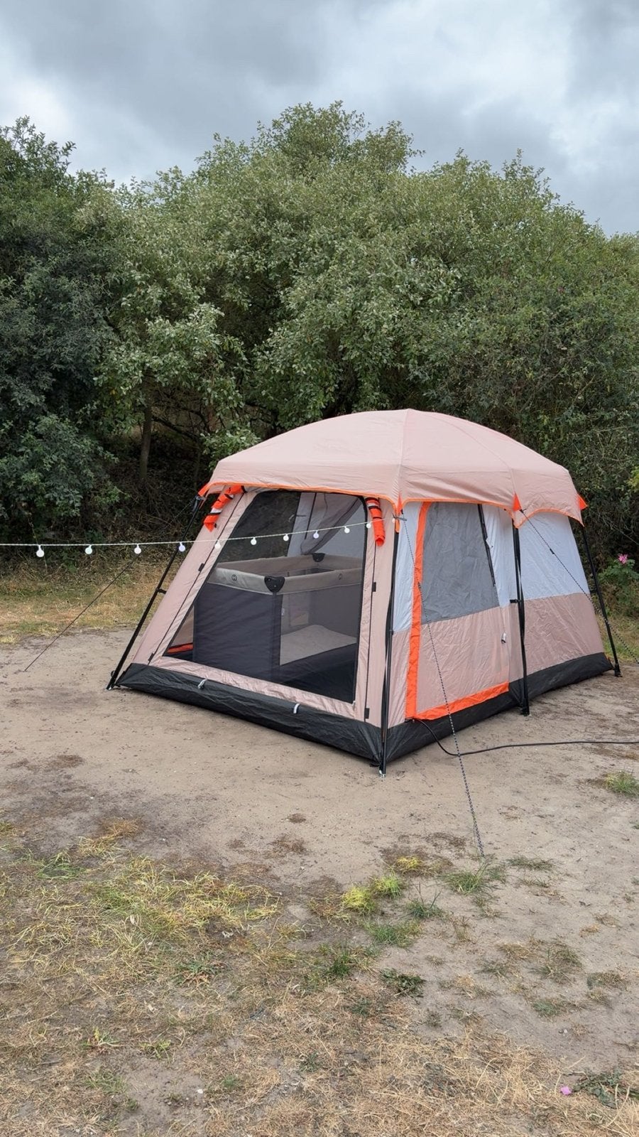 4-persoons tent - Ideaal voor gezinnen, Caravans en Kamperen, Ophalen, Gebruikt, Tot en met 4