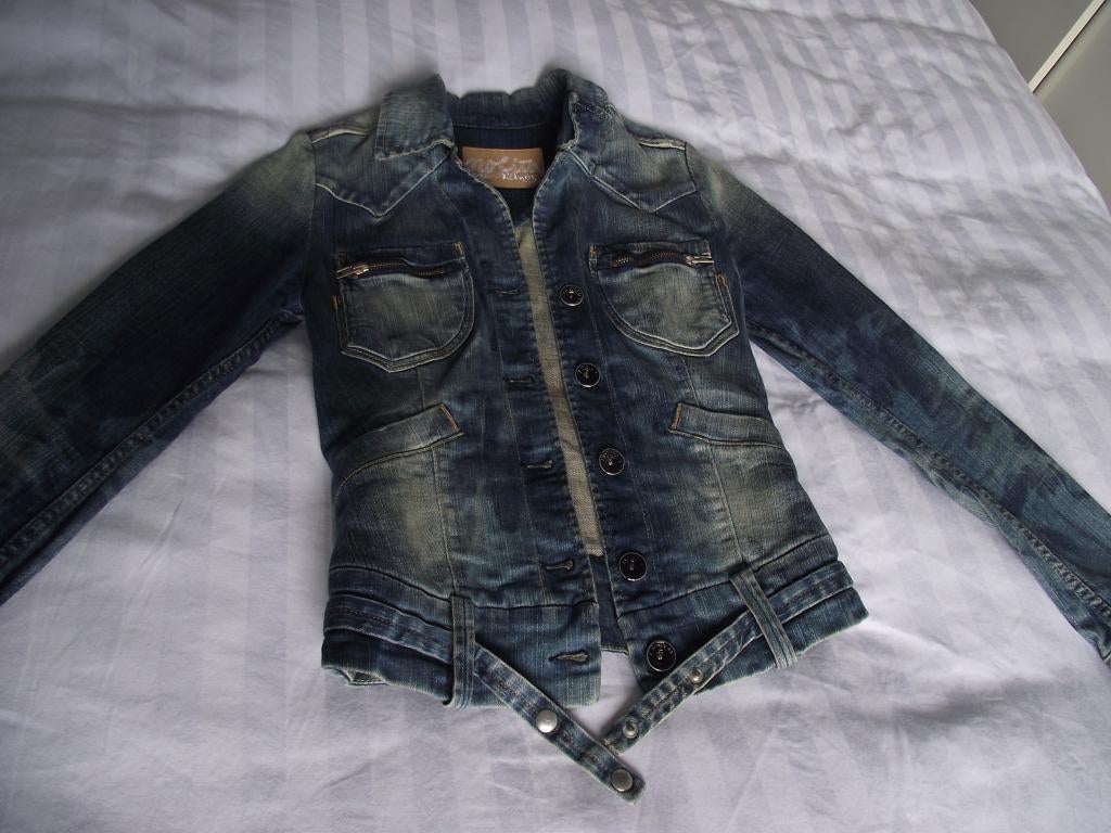 nieuw blauw spijkerjasje stretch jasje Nolita de Nimes S 36, Blauw, Nieuw, Ophalen of Verzenden, Nolita, de Nimes