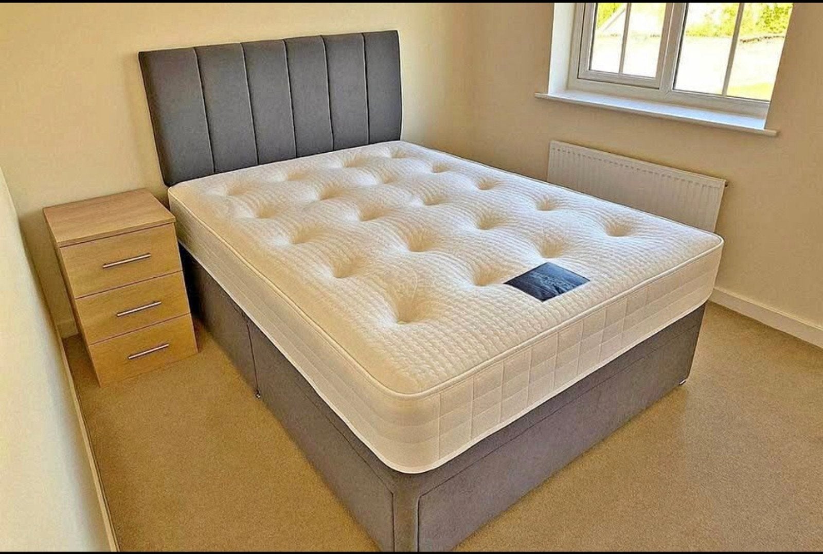 Brandnieuw bed met matras 90x200,140x200,160x200, 180x200 cm, Verzenden, Nieuw, 140 cm, 200 cm