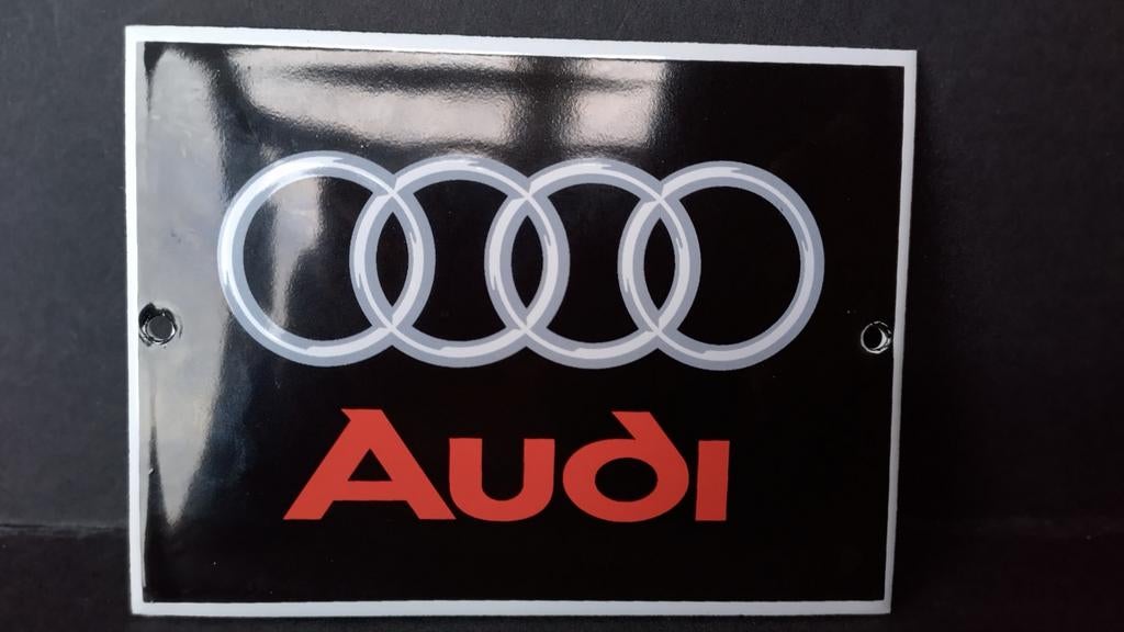 Audi metalen bord Pol, Verzenden, Nieuw, Auto's