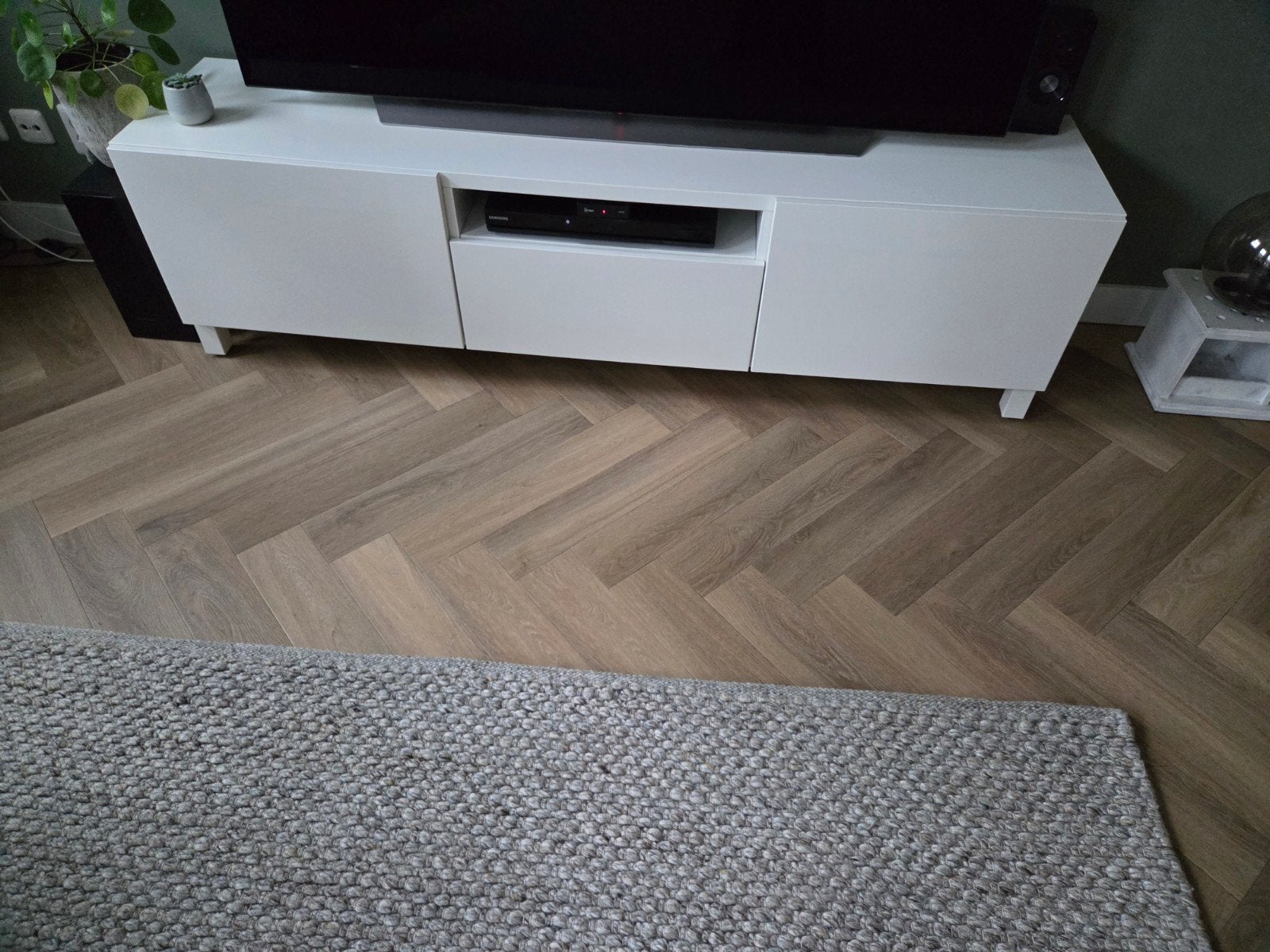 besta tv meubel ikea wit, Ophalen, Gebruikt, 50 tot 100 cm, Minder dan 100 cm