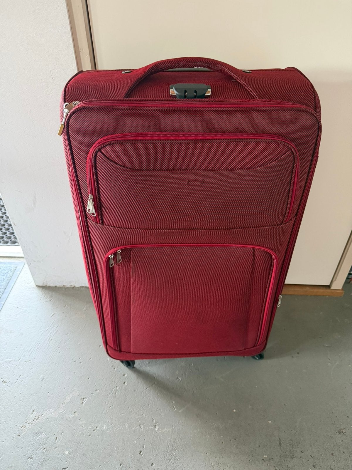 Grote koffer, Ophalen, Hard kunststof, 45 tot 55 cm, Zo goed als nieuw