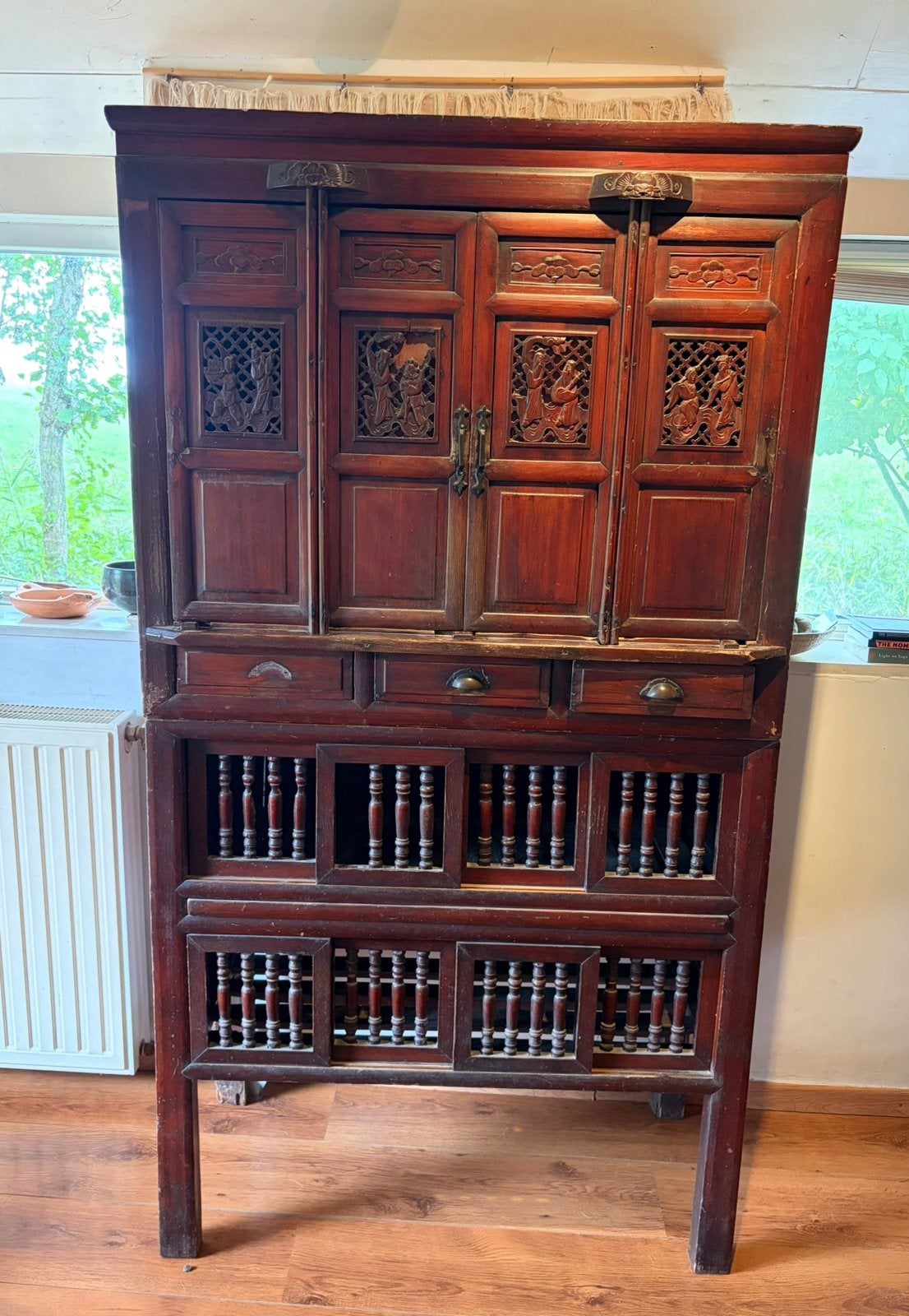 Oude chinese kast, Ophalen