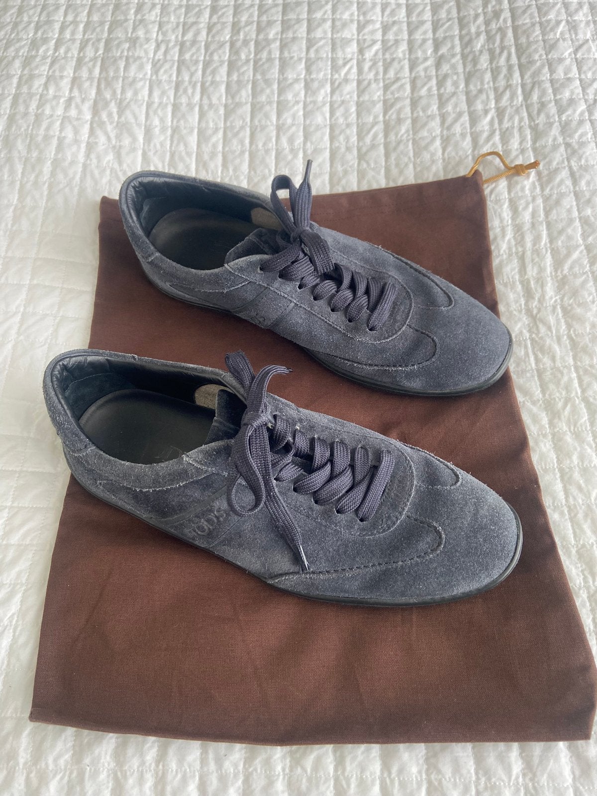Tod’s sneakers.  Gedragen., Gedragen, Verzenden, Blauw, Tod's